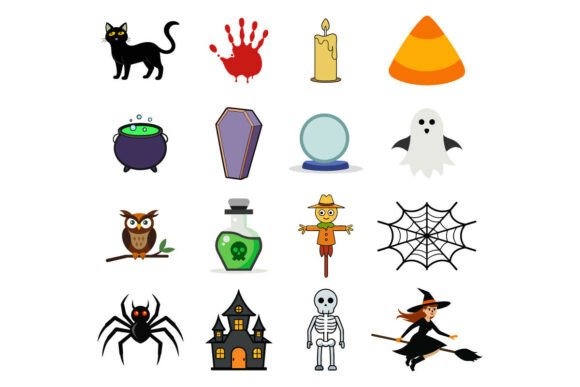 Download Halloween Vector Image Icon Set - Halloween vector Collection