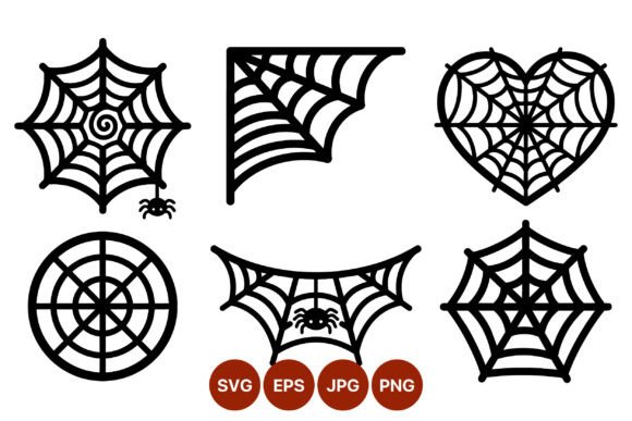 Download Spiderweb Halloween Vector Set - Halloween vector Collection