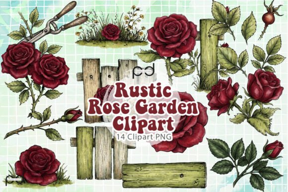 Download Rustic Rose Garden Graphics - Rustic rose Collection