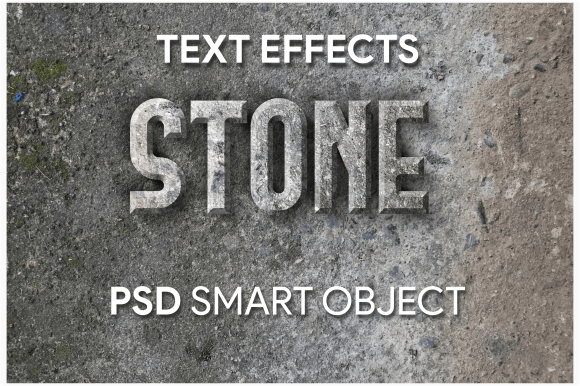 Download Stone Texture Text Effect PSD FIle - Effect Collection